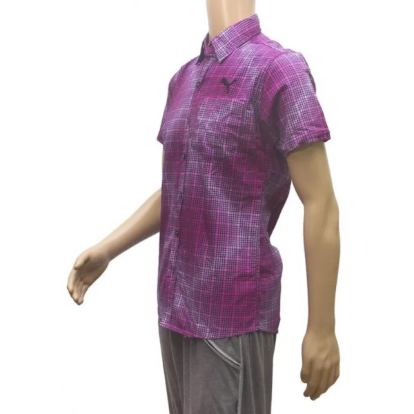 Generic Mens Cotton Mix Casual Men Shirts (Violet, L) - Image 3