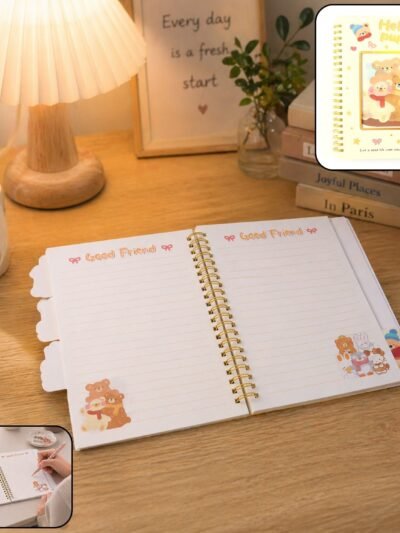 Cute Cartoon Spiral Diary � Compact & Durable Writing Journal