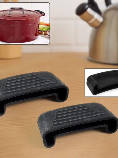 Silicone Pot Handle Sleeve – Heat Resistant & Anti-Slip Grip (2 Pc)