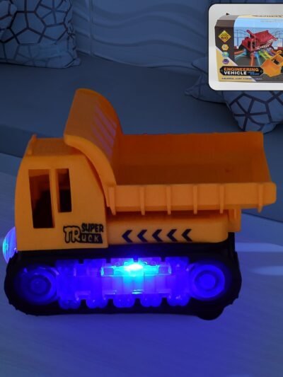 Dump Truck Toy for Kids – Self-Driving, Lights & Music | Little Blocks