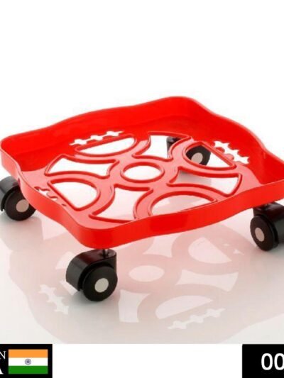 Gas Cylinder Trolley – Square Plastic with Wheels |