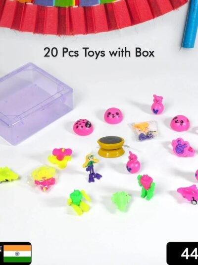 Kids Toy Set – 20 Pcs Mixed Assorted Toys with Container | Action Legion