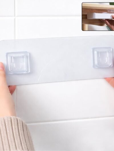 Self Adhesive Wall Mounted Hanger – Easy Space Saver for Home