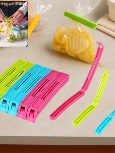Snack Bag Clips – 18 Pc Multicolour Set | Tidy Table