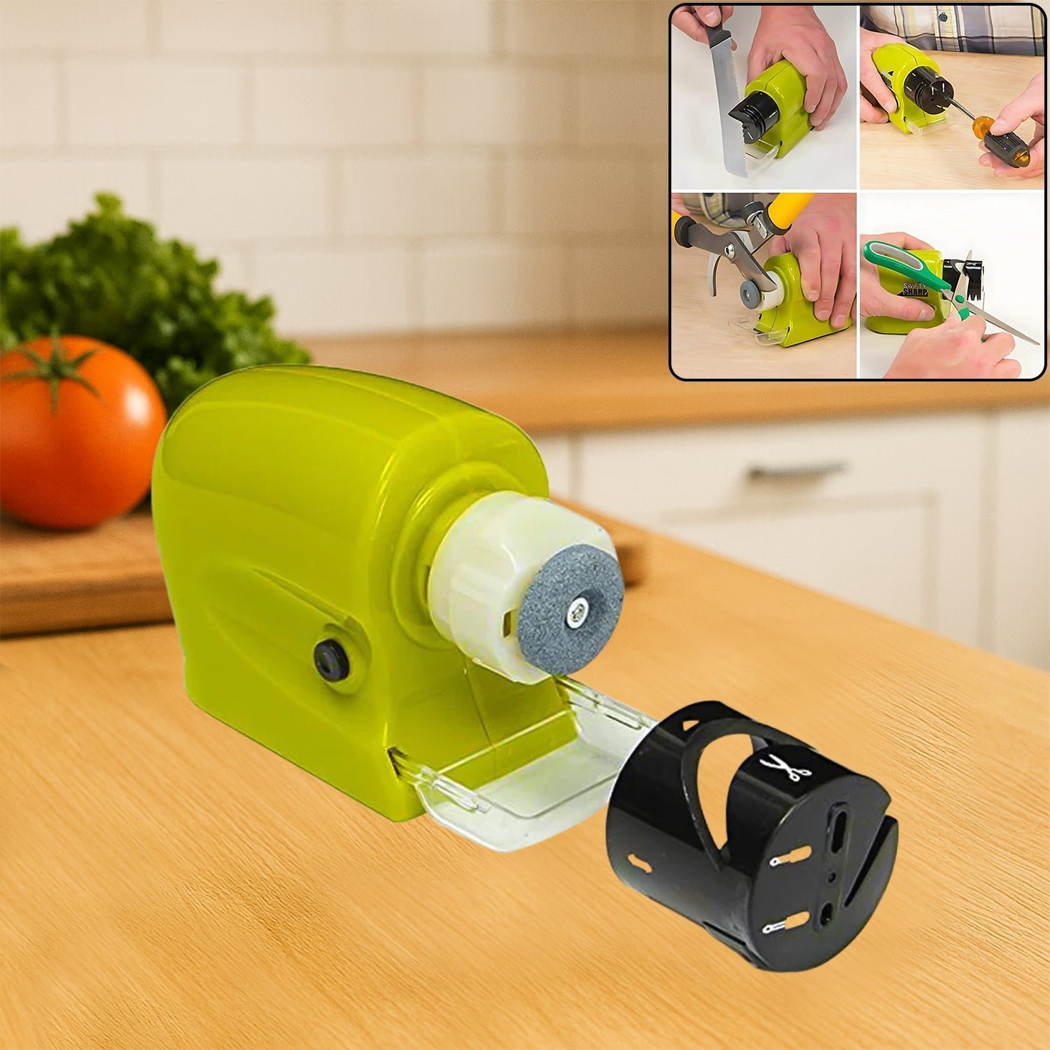 Cordless Knife Sharpener – Motorized & Battery Operated |