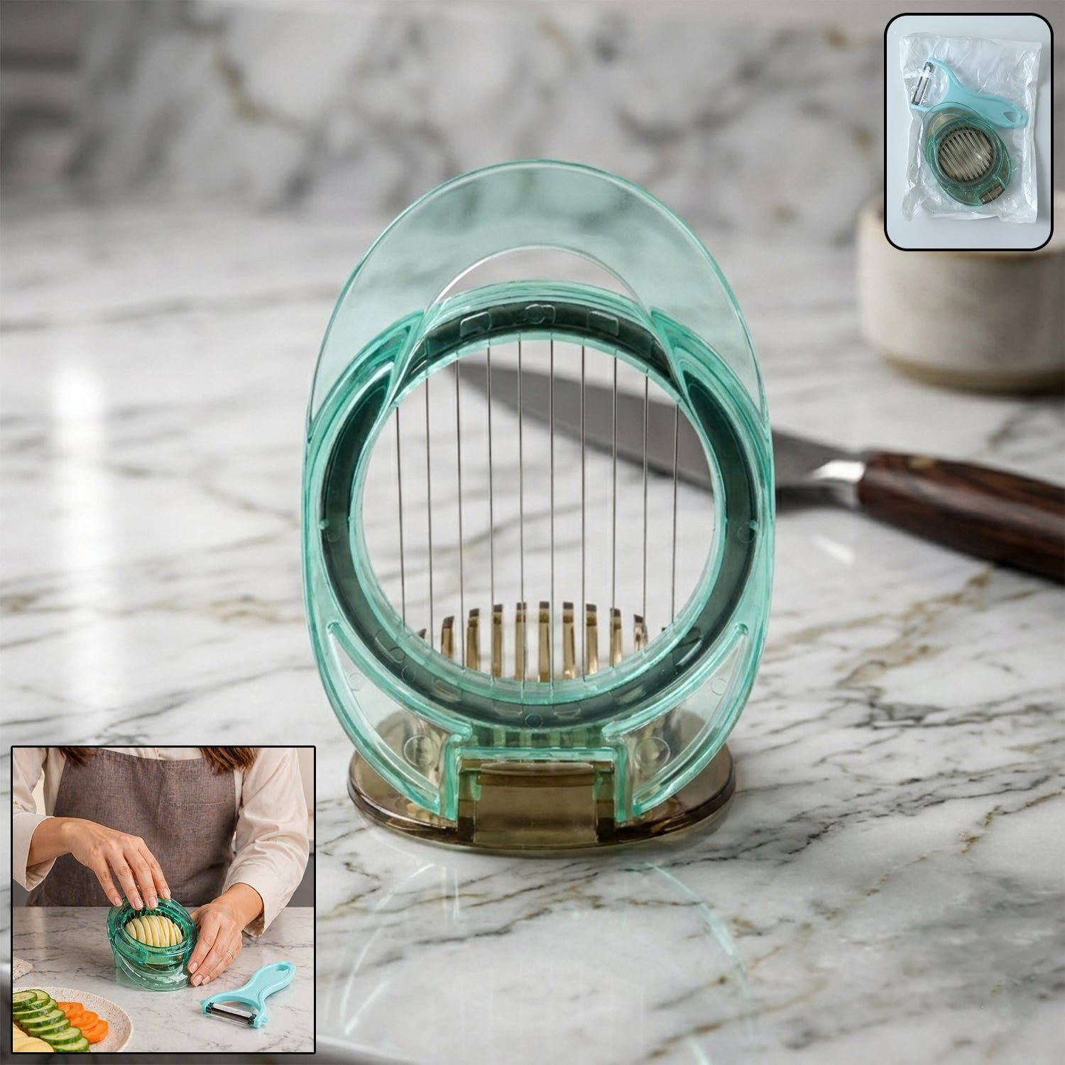 Vegetable Cutter & Slicer Set � Quick & Precise Kitchen Tool