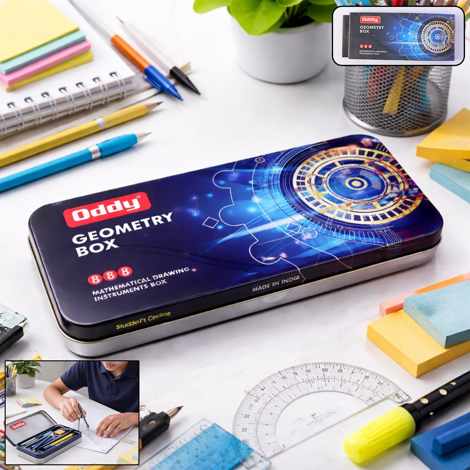Geometry Box Set � Durable and Precise Instruments for Students