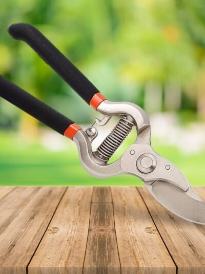 Garden Shears – 8-Inch Heavy-Duty Bypass Pruner | Grow Garden Tools