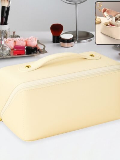 Travel Makeup Organizer – Waterproof Compact Cosmetic Pouch