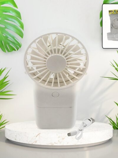 Handheld Fan – USB Rechargeable, 3 Speed Portable | Velvet Wellness