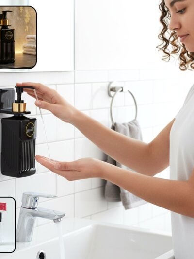 Liquid Handwash Dispenser – Wall-Mounted Elegant Pump Bottle