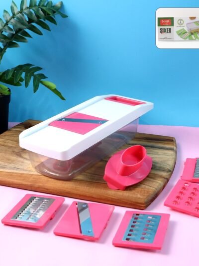 Vegetable Slicer – 6-in-1 Chopper, Grater & Slicer Set for Kitchen