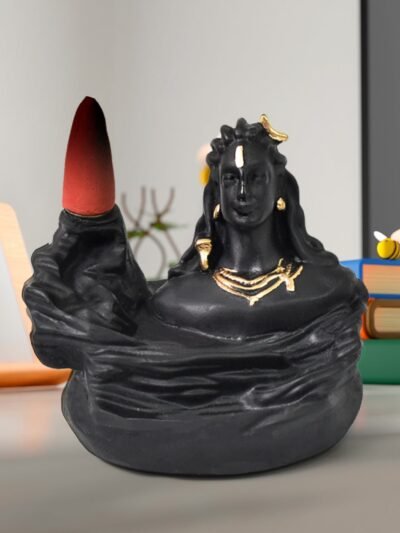 Adiyogi Shiva Backflow Incense Holder – Serene Smoke Fountain | Fixorix