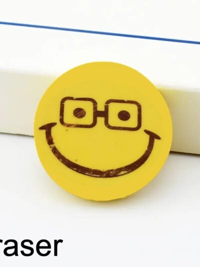 Smiley Eraser for Kids – Fun Mix Designs, Single Piece | Writezo