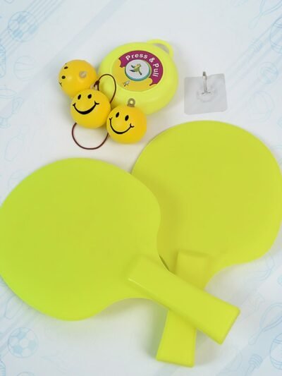 Hanging Table Tennis Trainer – Portable Indoor Reflex Set | Dollverse