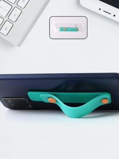 Teal Green Phone Loop Finger Holder – Secure & Multifunctional Grip