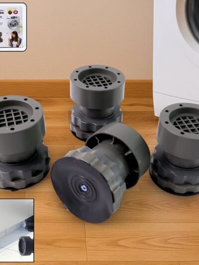 Anti-Vibration Pads for Washing Machines & Refrigerators – Adjustable Height & Stable Base
