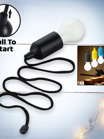 LED Pull Cord Light – Portable Battery Bulb | Indo Glow
