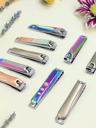 Folding Nail Clippers – Portable Stainless Steel with File | AuriGlam