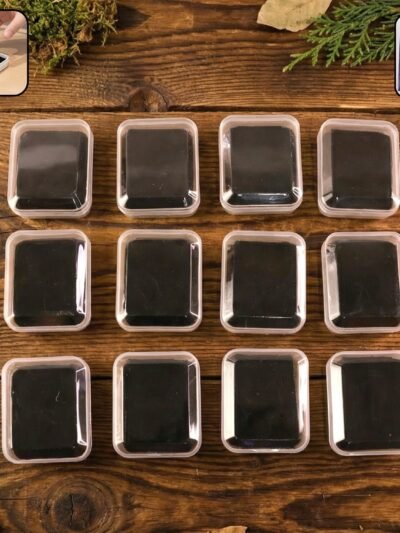 Mini Jewellery Storage Box – 12 Pc Set with Soft Cushion