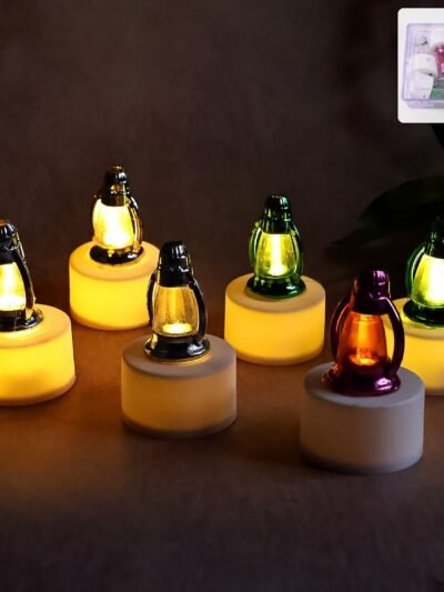 LED Lantern Candles – Safe Flameless Decorative Set of 6