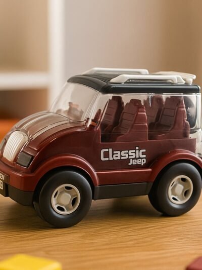 Friction-Powered Classic Jeep Toy Car – Smooth Indoor Ride