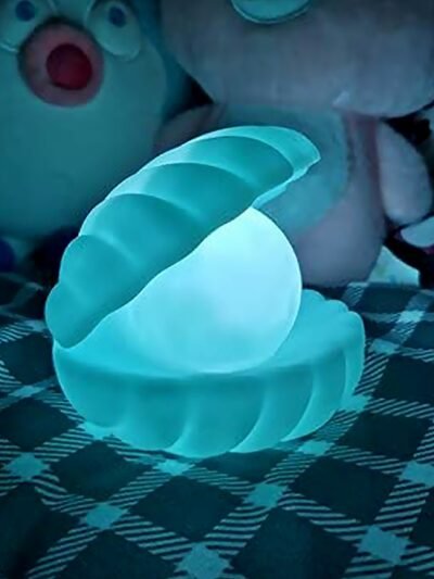 Pearl Shell Night Lamp – Aesthetic Desk Decor & Nursery Light | Deskrova