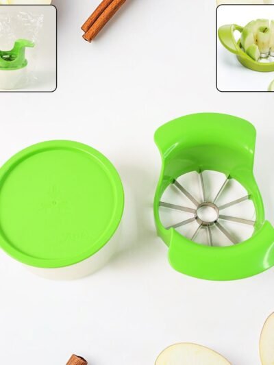 Apple Cutter with Container – Quick, Neat Slicing & Core Removal
