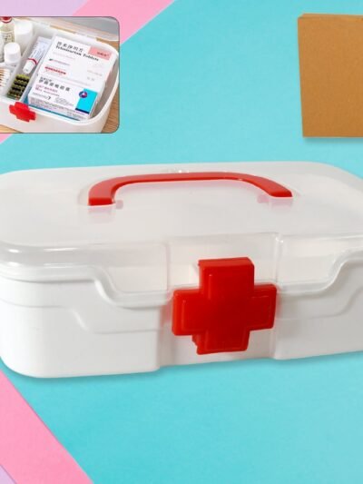 Medicine Storage Box – Portable First Aid Kit | FitFuzion