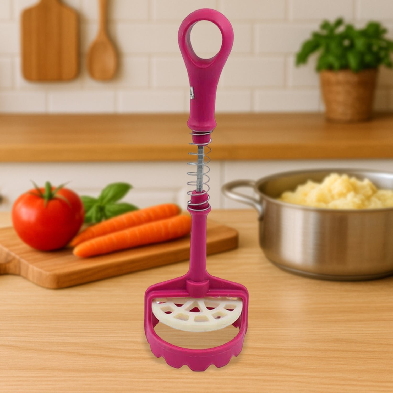 Potato Masher � Ergonomic & Durable Stainless Steel Kitchen Tool