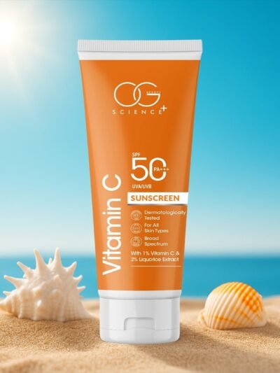 Vitamin C Sunscreen SPF 50 PA+++ – Brightening & UV Protection