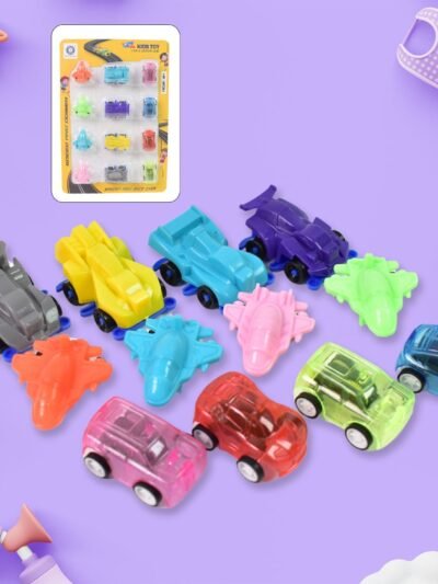 Pull Back Car Set � 12 Mini Vehicle Toys for Kids | Aditi