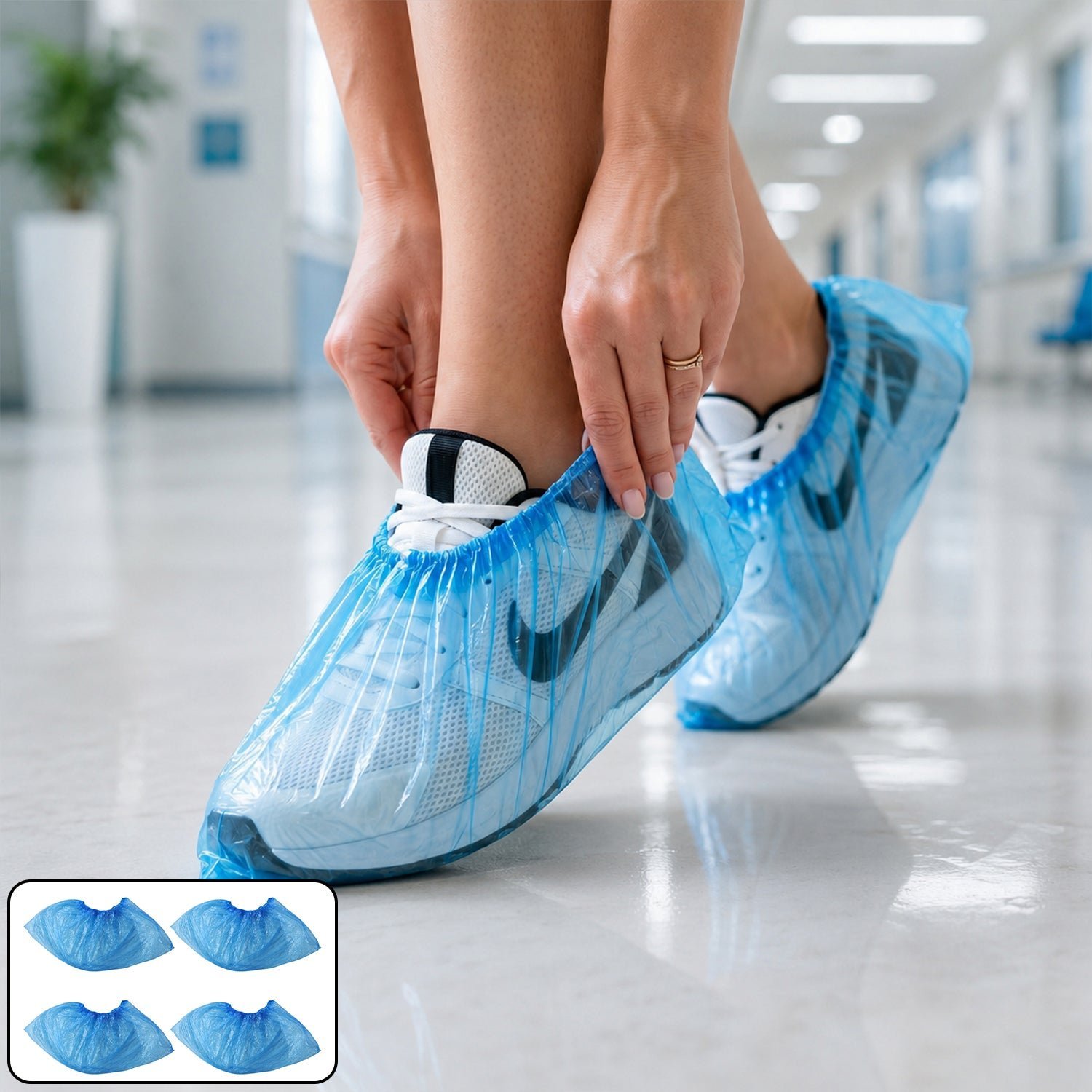 Disposable Shoe Covers � Waterproof & Elastic Fit for Hygiene