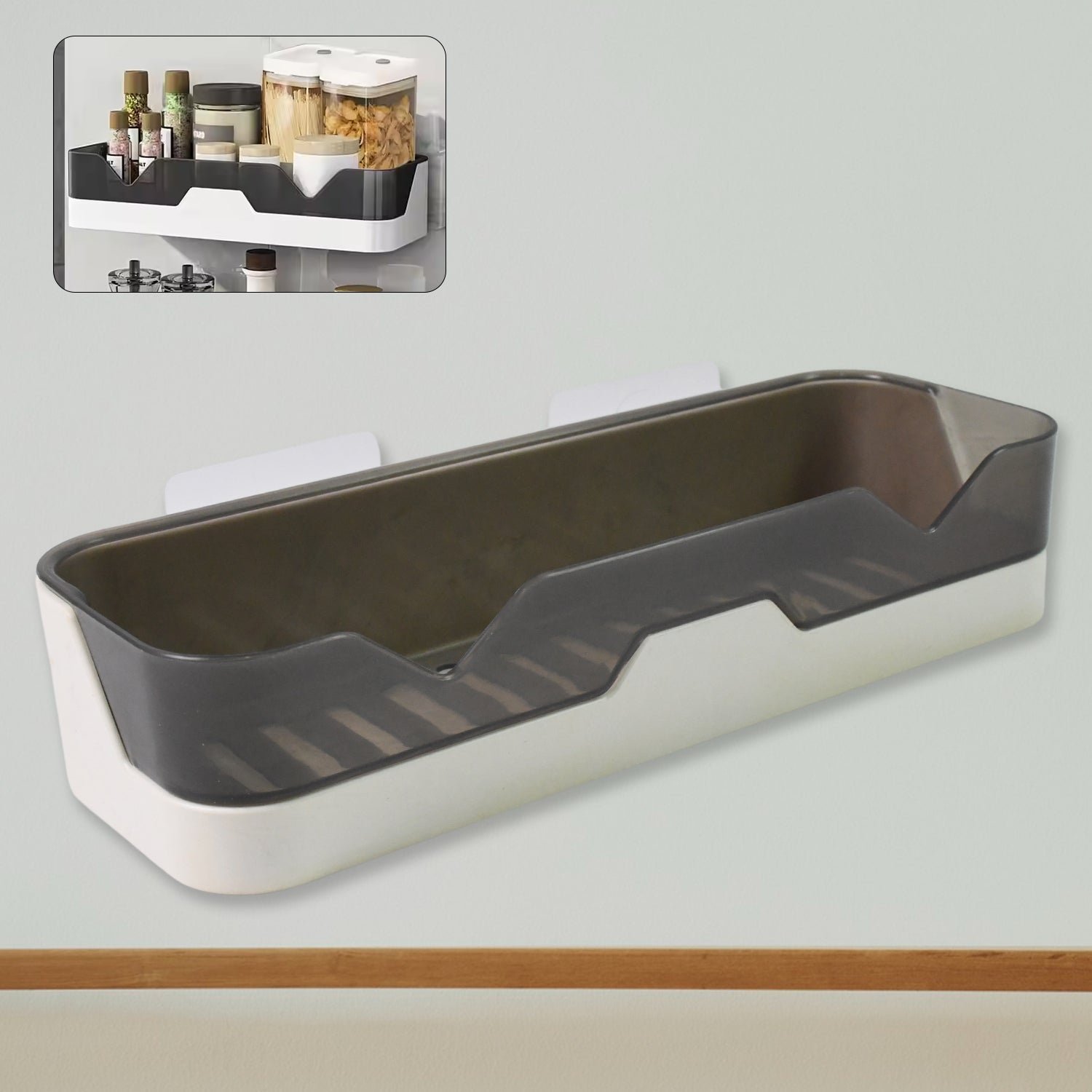 Adhesive Shower Caddy � Rustproof Plastic Organizer | FreshAura