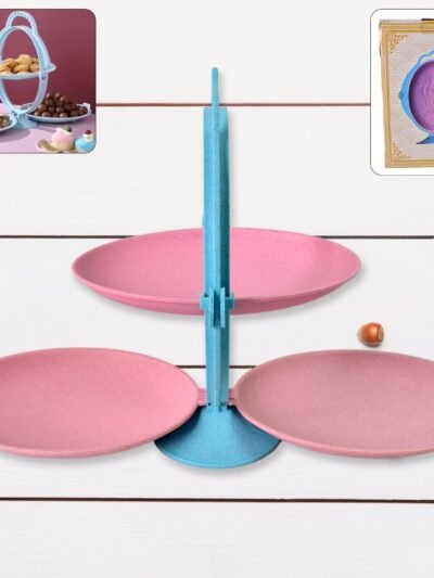 Foldable Fruit Plate � Space-Saving Multi-Use Kitchen Organizer