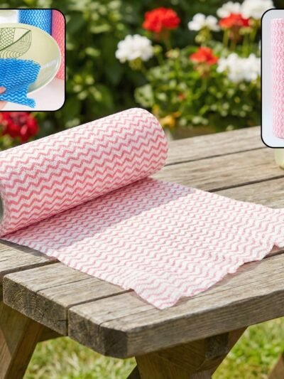 Kitchen Cleaning Cloth Roll – Reusable & Highly Absorbent 1 Roll