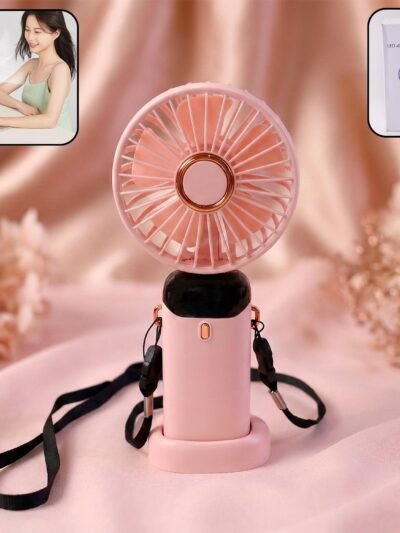Rechargeable Handheld Fan – Portable Personal Cooling with Digital Display