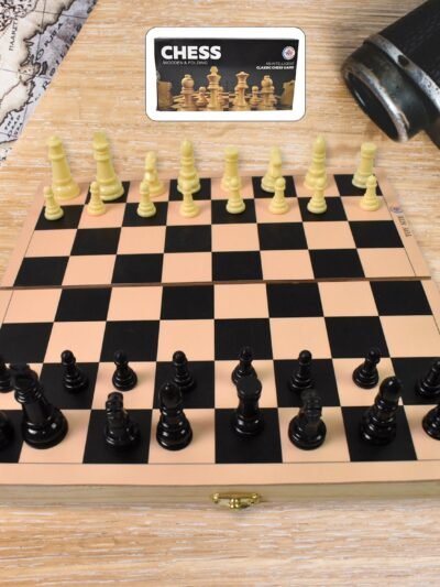 Folding Wooden Chess Set � Portable 30x30cm Board | Boardoria