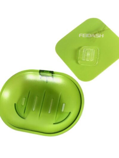 Plastic Soap Dish – Wall Mounted Self-Adhesive | VelvetBubbles
