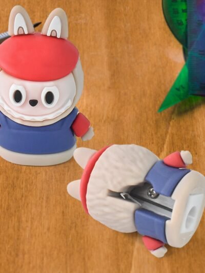 Cartoon Pencil Sharpener – Dual-Function with Built-In Eraser