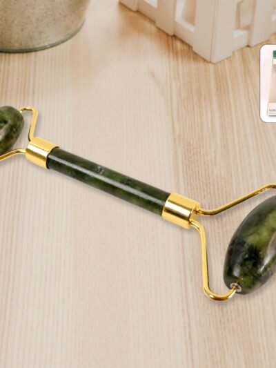 Jade Facial Massage Roller – Dual-Headed Anti-Aging Tool