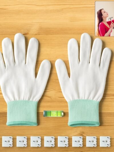 Picture Hanging Kit – Complete Wall Mounting Set with Level & Gloves