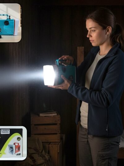 Rechargeable LED Torch – Long-Range, High Brightness & Portable
