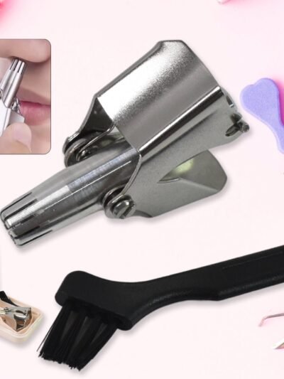 Nose Hair Clipper � Stainless Steel Manual Trimmer | Calm & Curl