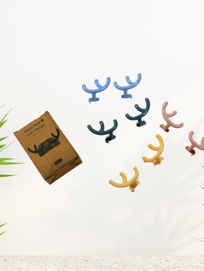 Adhesive Wall Hooks – Heavy Duty No-Drill (Pack of 4) | Indo Glow