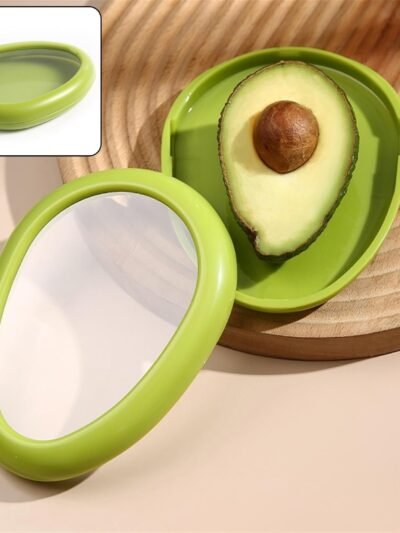 Green Oval Vegetable Container � Keeps Produce Fresh & Organized