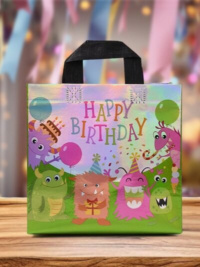 Reusable Birthday Gift Bags – Durable Party Favor Bags with Sturdy Base