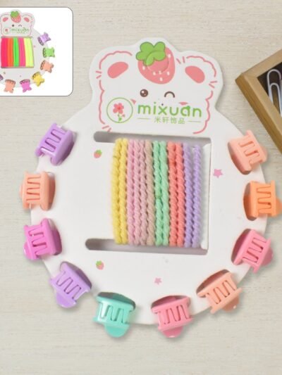 Kids Hair Accessories Set � 22 Pcs Mix Design | Calm & Curl