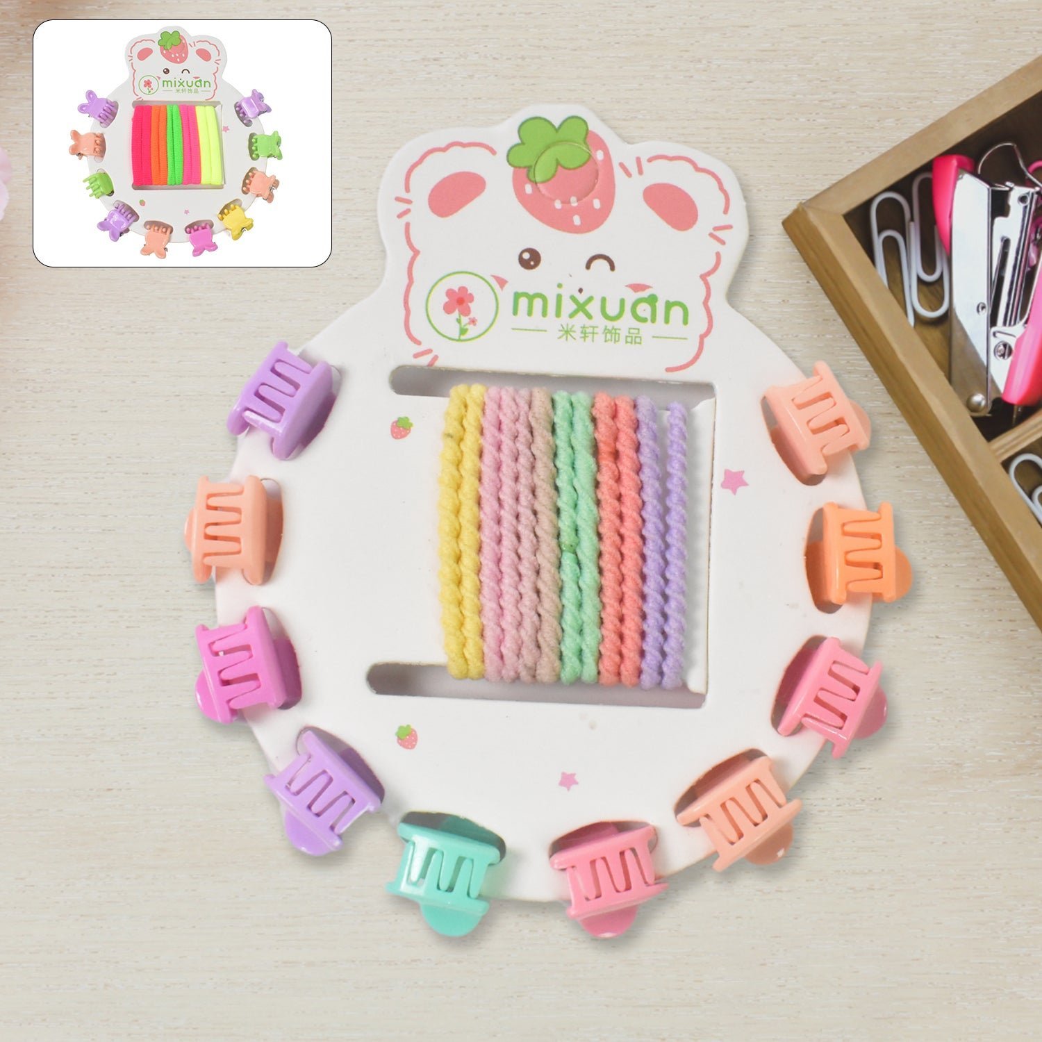 Kids Hair Accessories Set � 22 Pcs Mix Design | Calm & Curl