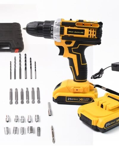 Cordless Drill Set � 21V Lithium Double Battery Kit | PowerXpert